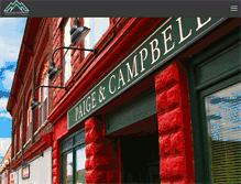 Tablet Screenshot of paigeandcampbell.com